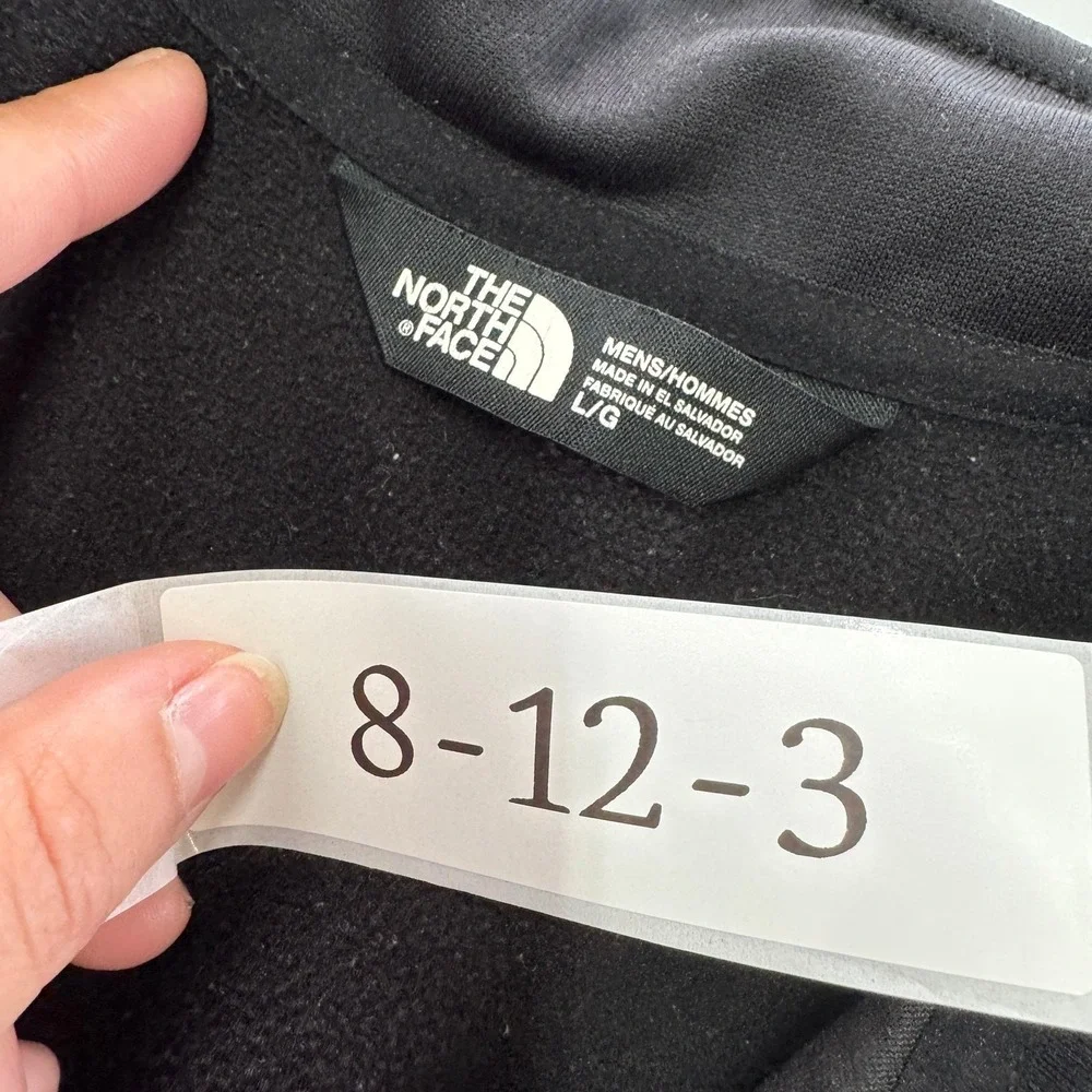 The North Face Pullover Mens Large Black 1/4‎ Zip Gorpcore Hiking